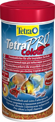 Тетра 140677 TetraPro Colour Корм для декоративных рыб, чипсы 250мл