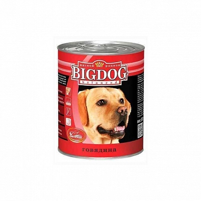 Консервы Зоогурман BIG DOG для собак, говядина