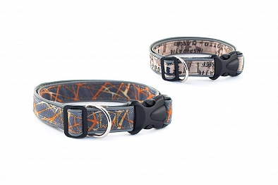 Дарэлл 411230 Ошейник со светоотражающим кантом Tex-Reflex 30мм*48-65см