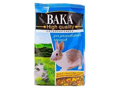 Вака High Quality Корм для декоративных кроликов 500г